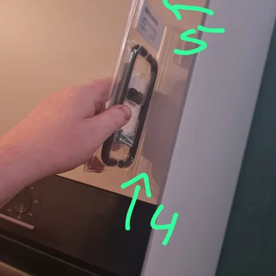 Schablone/Template tay nắm cửa IKEA Bagganäs