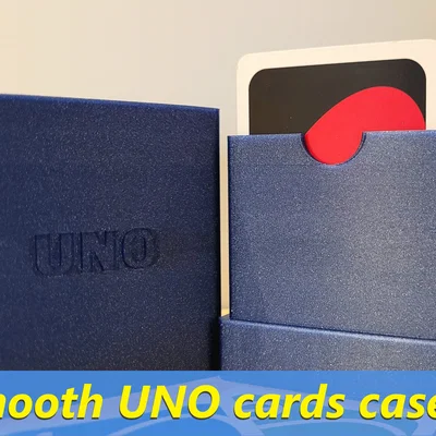 Hộp đựng bài UNO 3D (Smooth Uno card case) - Bền bỉ và tiện lợi
