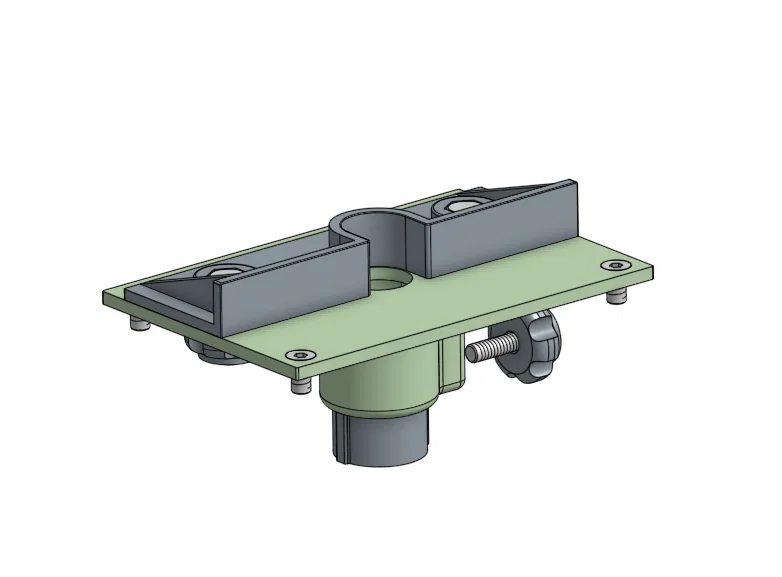 Đế kẹp cố định máy mài thẳng Dremel - Phụ kiện DIY 3D - Image 1