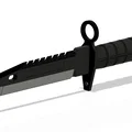 Dao M9 Bayonet (M9 Bayonet Knife) – Mẫu prop từ Counter-Strike - Thumbnail 1