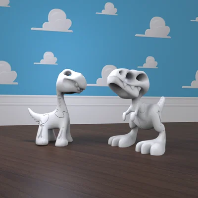 Bộ mô hình Dino Puzzle Magic 3D - Đồ chơi lắp ghép siêu đáng yêu