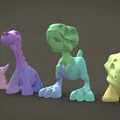 Bộ mô hình Dino Puzzle Magic 3D - Đồ chơi lắp ghép siêu đáng yêu - Thumbnail 3