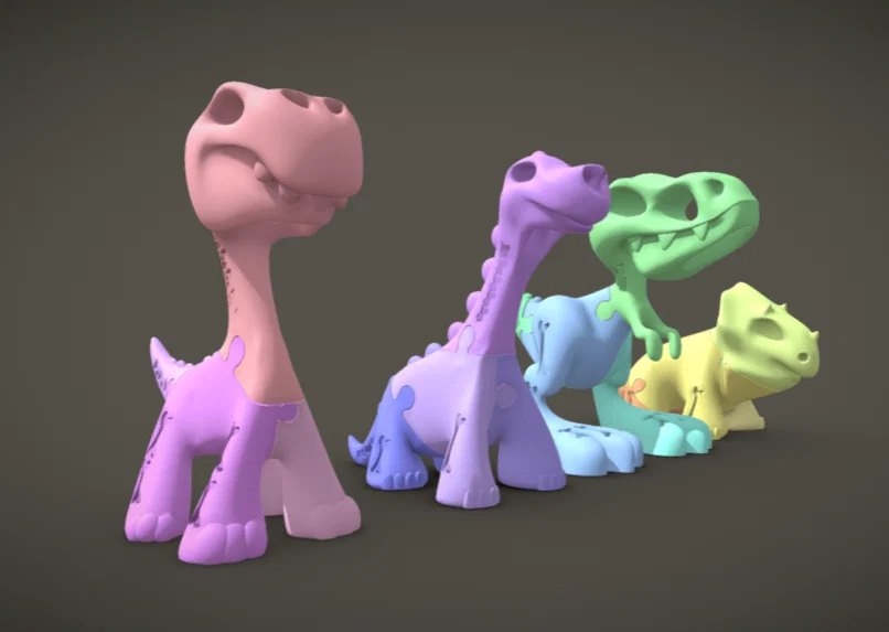 Bộ mô hình Dino Puzzle Magic 3D - Đồ chơi lắp ghép siêu đáng yêu - Image 4