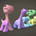 Bộ mô hình Dino Puzzle Magic 3D - Đồ chơi lắp ghép siêu đáng yêu - Thumbnail 4