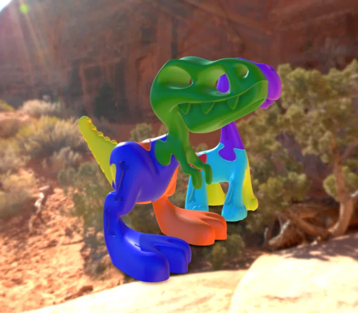 Bộ mô hình Dino Puzzle Magic 3D - Đồ chơi lắp ghép siêu đáng yêu - Image 5