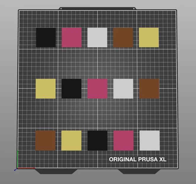 Mẫu test lớp in đầu tiên cho Prusa XL 5 đầu in - Chuẩn và Hiệu quả - Image 1