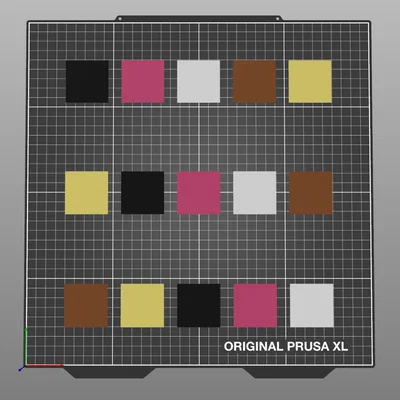 Mẫu test lớp in đầu tiên cho Prusa XL 5 đầu in - Chuẩn và Hiệu quả