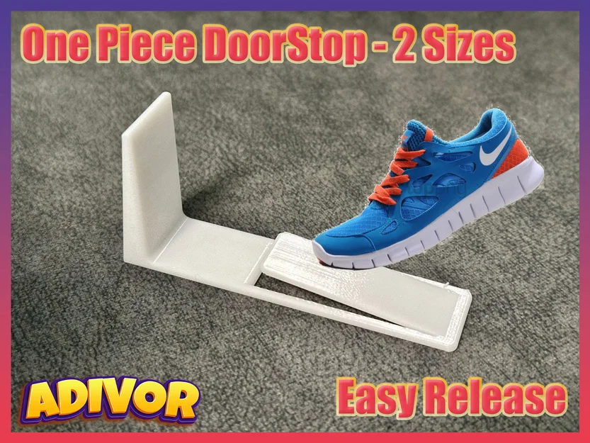 Onepiece Doorstop – Chặn cửa sàn in 3D đơn giản - Image 1