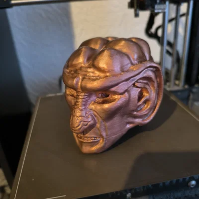 Mô hình đầu Grand Nagus trong Star Trek Deep Space 9 (In 3D)