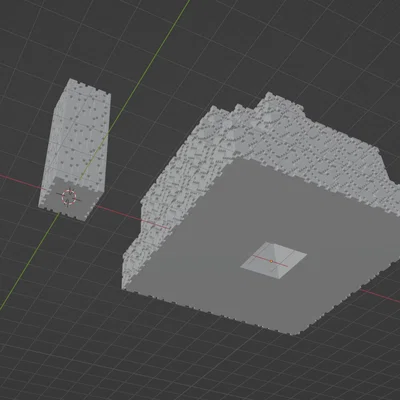 Mô hình cây Minecraft 3D lắp ghép đơn giản