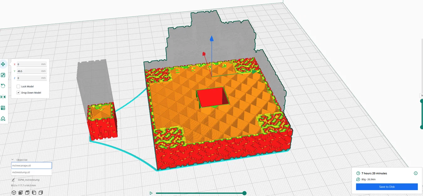 Mô hình cây Minecraft 3D lắp ghép đơn giản - Image 8