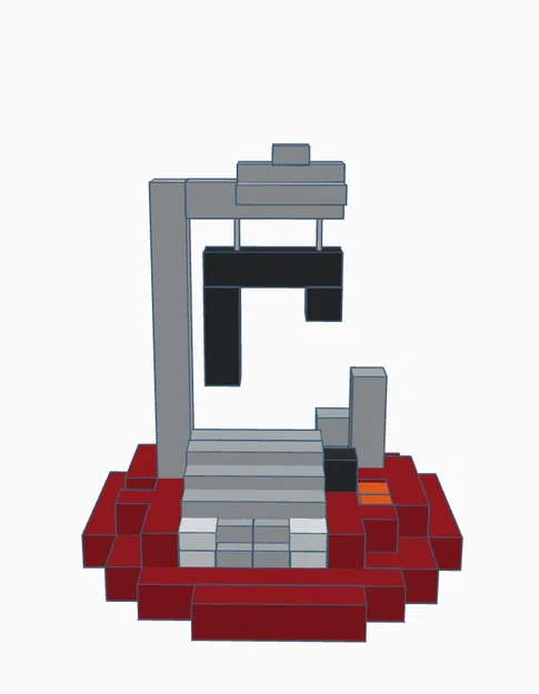 Mô hình cổng Nether đổ nát trong Minecraft - Image 1