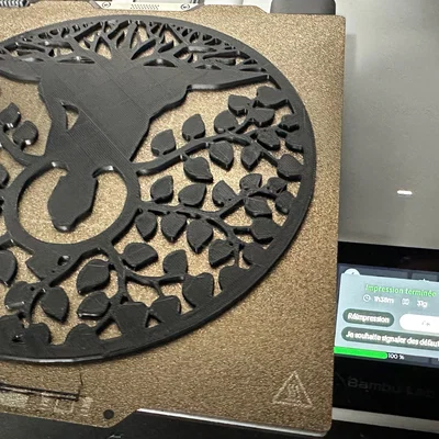 Mô hình trang trí Cây Đời (Arbre de vie) - File in 3D nghệ thuật