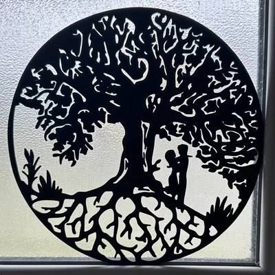 Trang trí treo tường Arbre de vie (Cây đời) độc đáo bằng in 3D