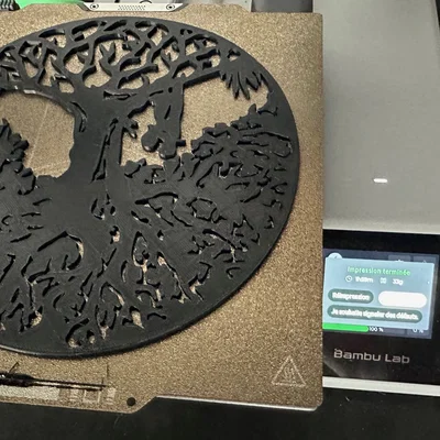 Trang trí treo tường Arbre de vie (Cây đời) độc đáo bằng in 3D