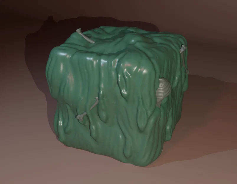 Gelatinous Cube - Mini D&D (Không cần support, thân thiện FDM) - Image 1