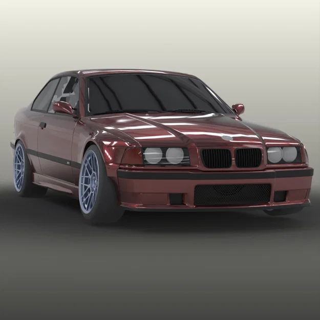 BMW E36 coupe wide fenders overfenders MOTORSPORT (lưu ý, đọc mô tả) - Image 4