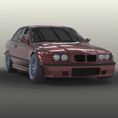 BMW E36 coupe wide fenders overfenders MOTORSPORT (lưu ý, đọc mô tả)