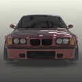 BMW E36 coupe wide fenders overfenders MOTORSPORT (lưu ý, đọc mô tả) - Thumbnail 5