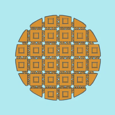 Floppy Waffle Fidget - Đồ chơi bánh quế khớp nối in 3D cực vui