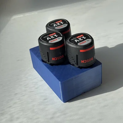 Đế giữ pin BOSCH 12V chuẩn Gridfinity - Gọn gàng, chuyên nghiệp