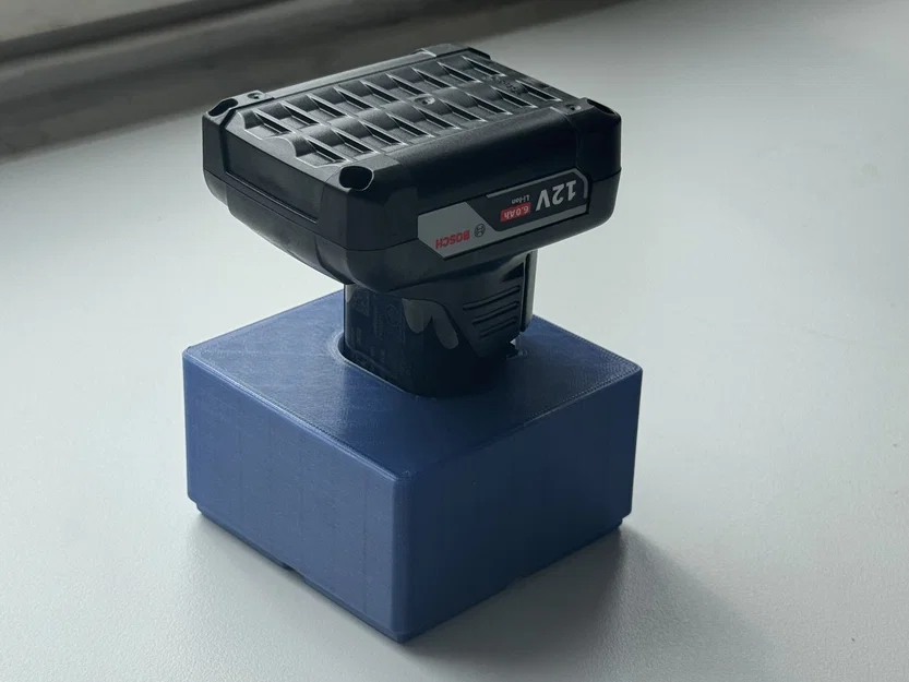Đế giữ pin BOSCH 12V chuẩn Gridfinity - Gọn gàng, chuyên nghiệp - Image 2