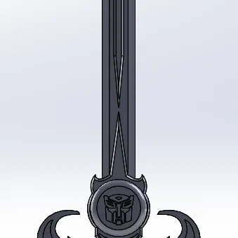 Kiếm Sword of Omens cho mô hình Transformers 5mm (In 3D)