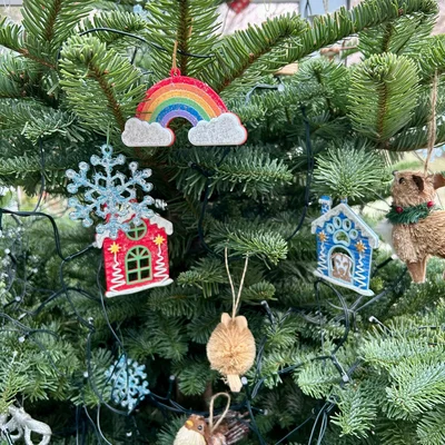 Ornament Giáng Sinh: Mèo, Chó & Cầu Vồng (Christmas Ornaments Cats, Dogs & Rainbow)