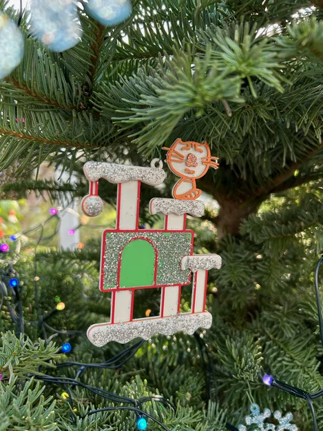 Ornament Giáng Sinh: Mèo, Chó & Cầu Vồng (Christmas Ornaments Cats, Dogs & Rainbow) - Image 14