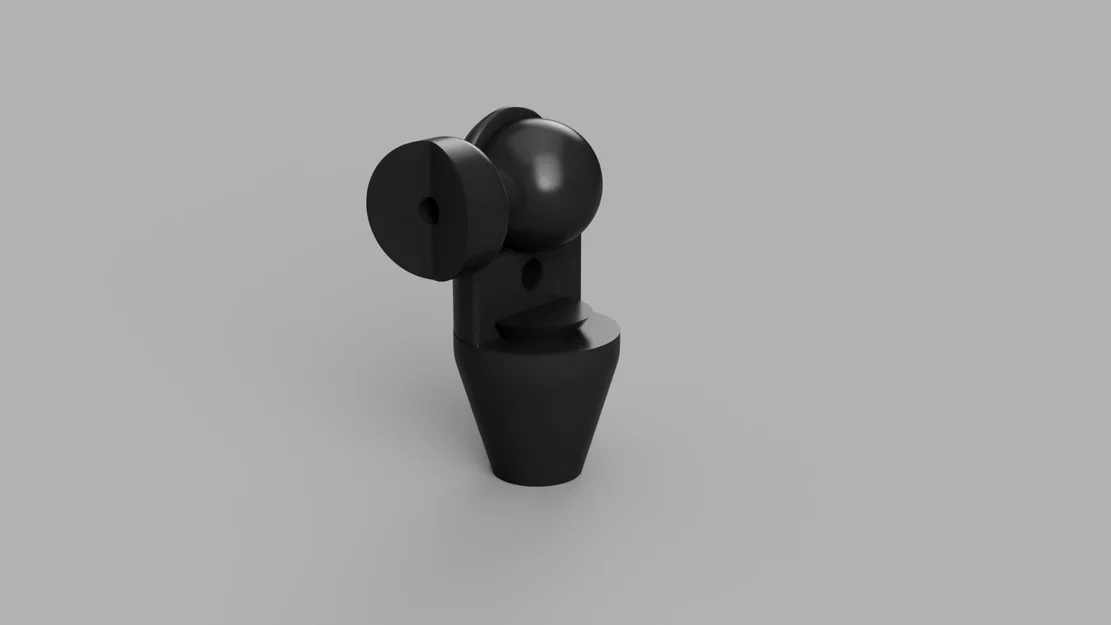 Ngàm bi gắn Philips Hue Play light bar cho mic stand ren 3/8" - Image 9