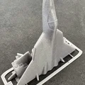 Mô hình máy bay chiến đấu Su-57 Kit Card in 3D chi tiết - Thumbnail 3