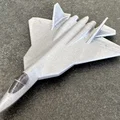 Mô hình máy bay chiến đấu Su-57 Kit Card in 3D chi tiết - Thumbnail 11