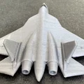 Mô hình máy bay chiến đấu Su-57 Kit Card in 3D chi tiết - Thumbnail 16