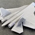 Mô hình máy bay chiến đấu Su-57 Kit Card in 3D chi tiết - Thumbnail 17
