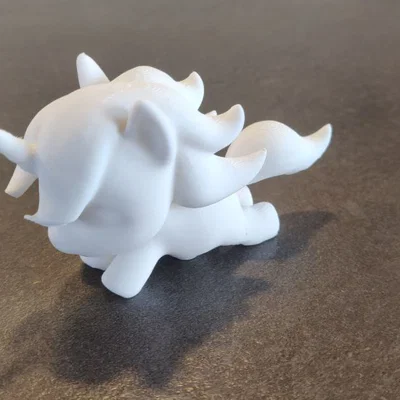 Mô hình kỳ lân bay 3D đáng yêu (Cute Flying Unicorn) - File in STL