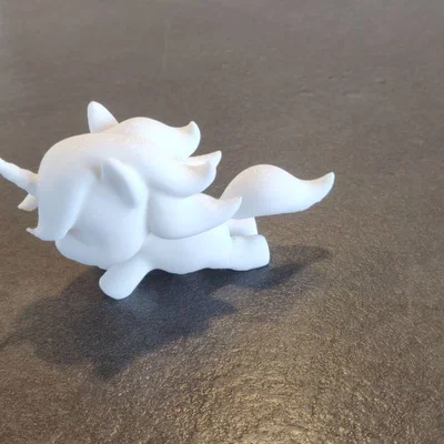 Mô hình kỳ lân bay 3D đáng yêu (Cute Flying Unicorn) - File in STL