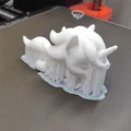Mô hình kỳ lân bay 3D đáng yêu (Cute Flying Unicorn) - File in STL - Thumbnail 4