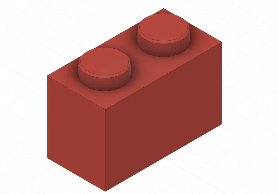 Gạch Lego 2 x 1 (tương thích Lego) - Image 1