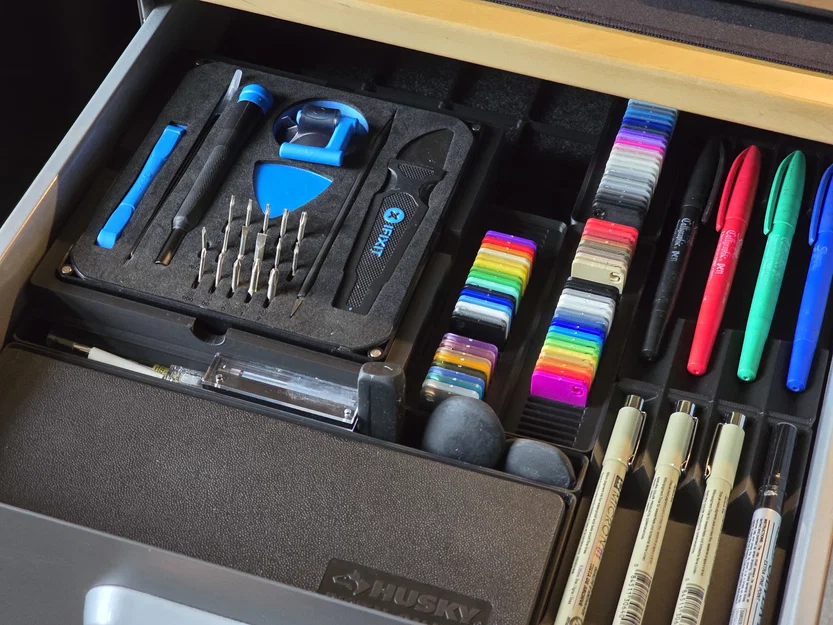 Khay Gridfinity 4x4 cho iFixit Essential Electronics Toolkit - Image 1