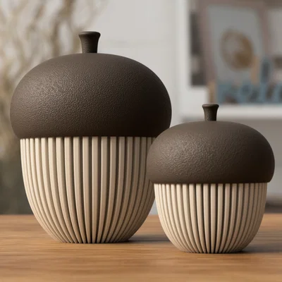Hộp trang trí hình quả sồi (dùng được với tealight)
