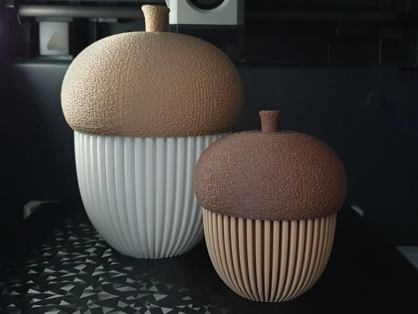 Hộp trang trí hình quả sồi (dùng được với tealight) - Image 4