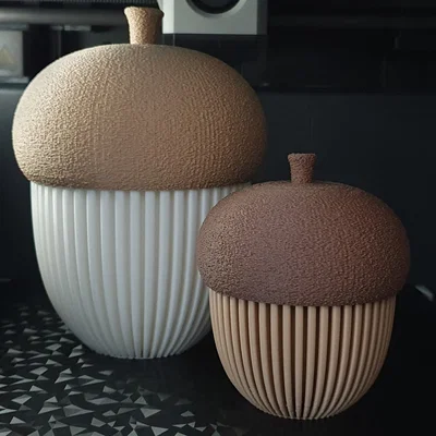 Hộp trang trí hình quả sồi (dùng được với tealight)