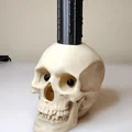 Đầu lâu phát sáng với đôi mắt nhìn theo bạn - Thumbnail 2