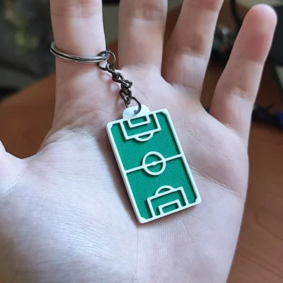 Móc khóa sân bóng đá (Football/Soccer Field Keychain)