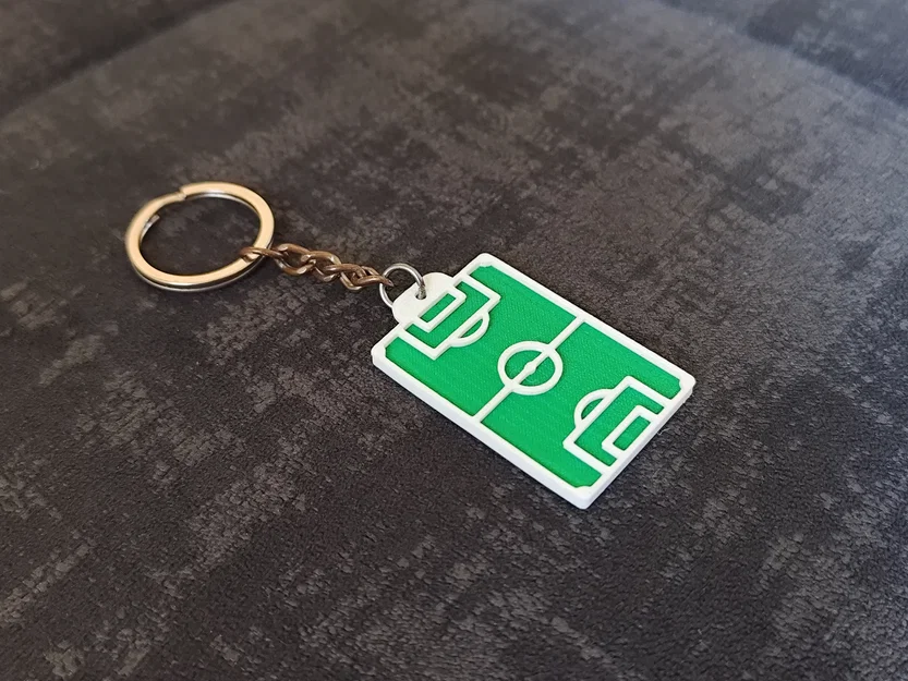 Móc khóa sân bóng đá (Football/Soccer Field Keychain) - Image 2