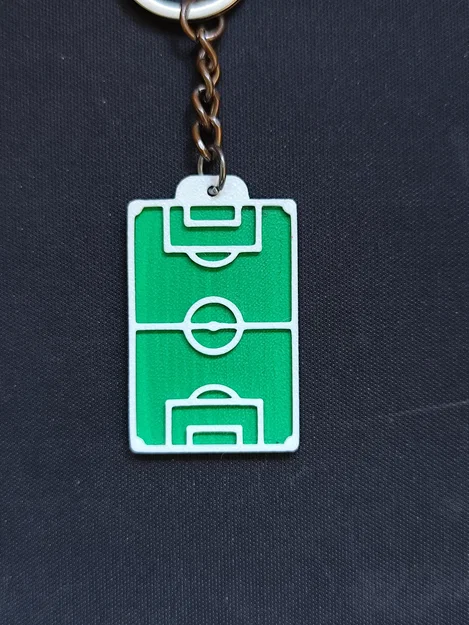 Móc khóa sân bóng đá (Football/Soccer Field Keychain) - Image 3