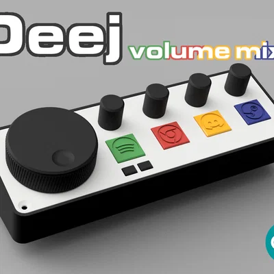 Deej – Volume Mixer Arduino (Music control, RGB)