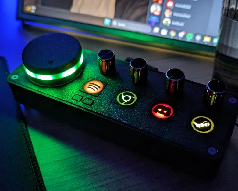 Deej – Volume Mixer Arduino (Music control, RGB) - Image 2