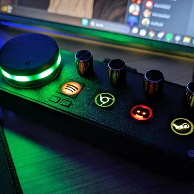 Deej – Volume Mixer Arduino (Music control, RGB)