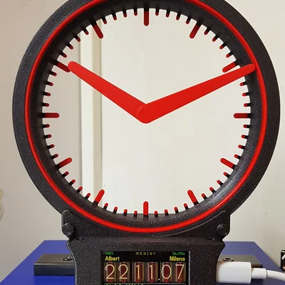 GaPa Hollow Clock